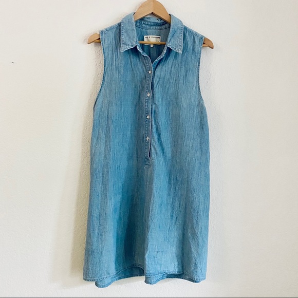 rag & bone Dresses & Skirts - Rag & Bone Denim Chambray Dress L
